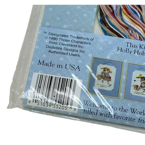 Holly Hobbie Counted Cross Stitch Kit Every Day New Adventure  Vintage Sealed - Picture 5 of 5
